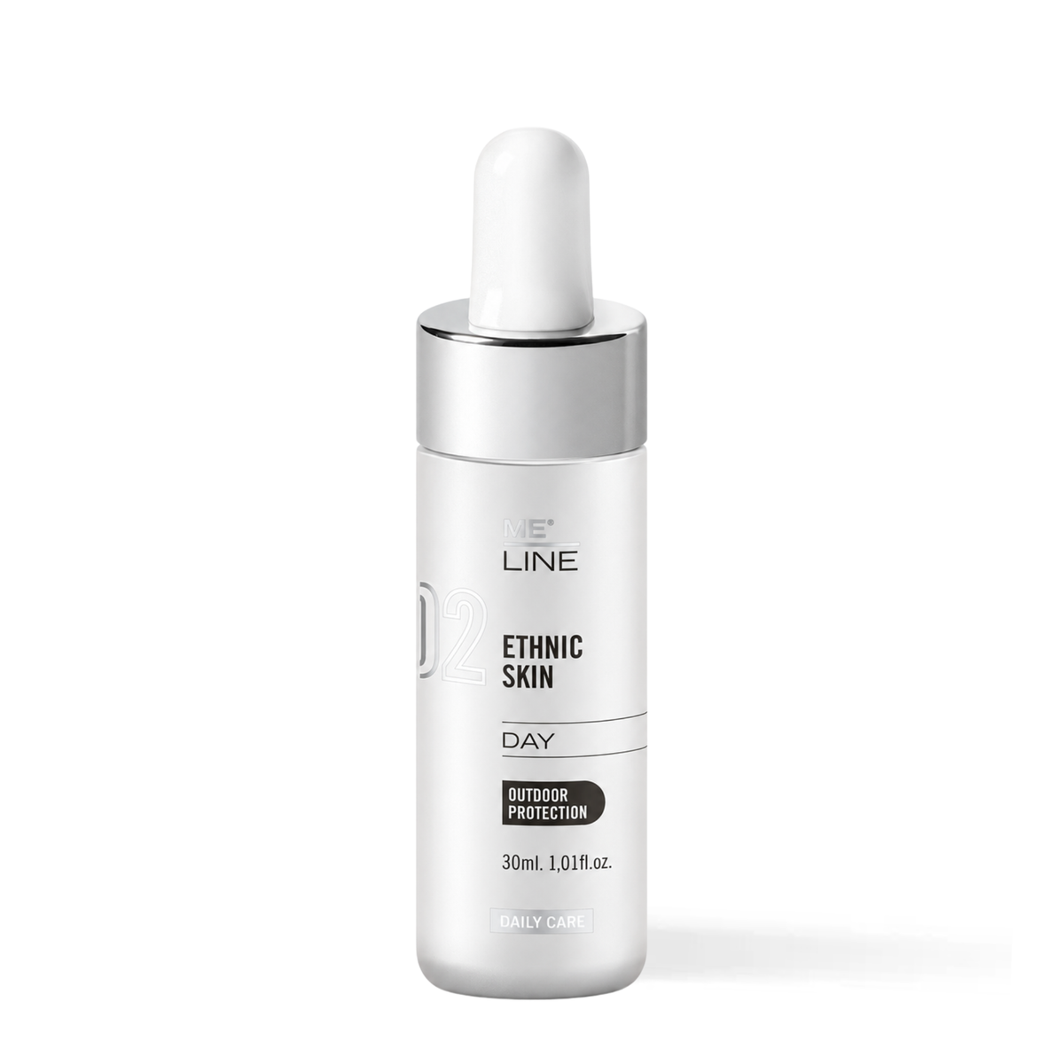 MeLine 02 Ethnic Skin Day 30 ml pigmentation serum for medium to deep skin tones and phototypes IV–VI