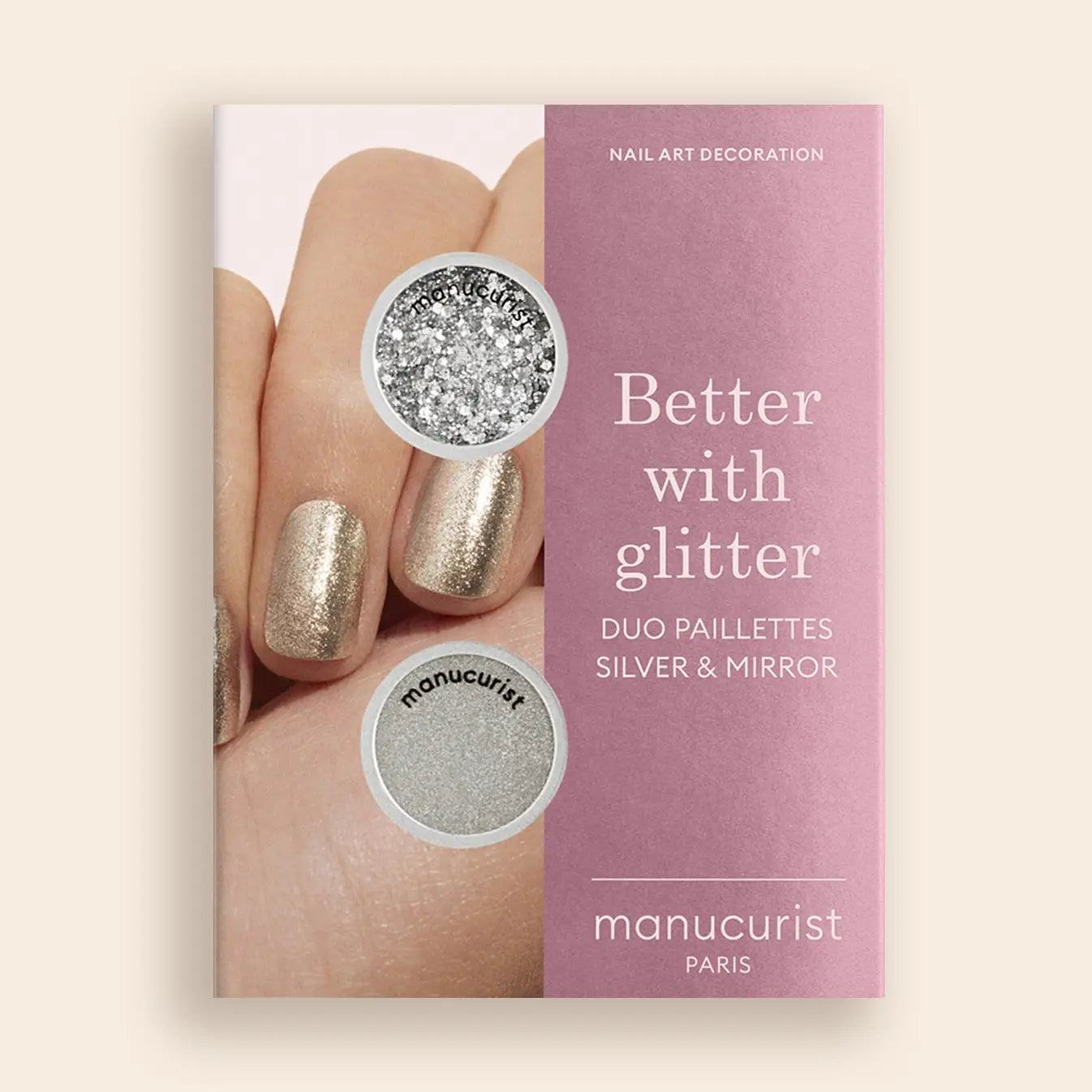 Silver & Mirror Nail Art Duo