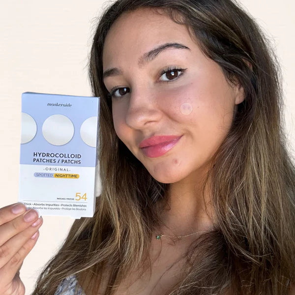 Spotted Nighttime Hydrocolloid Anti-Blemish Patches | Pimple patch | LOSHEN & CREM