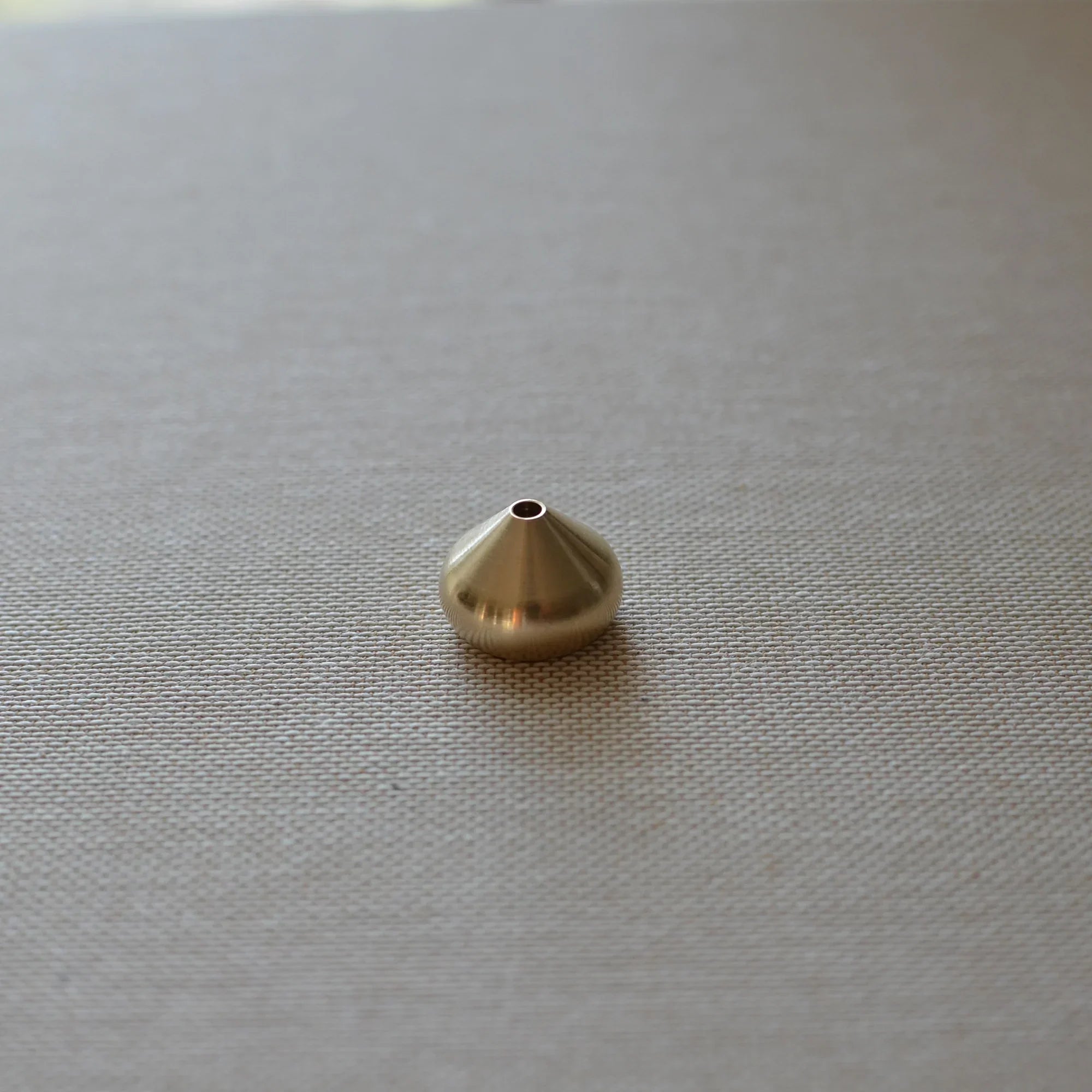 Cedar & Myrrh Medium Waterdrop Brass Incense Holder