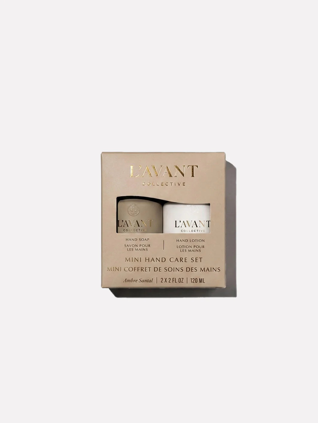 Mini Hand Care Set, Hand Soap + Hand Lotion Ambre Santal | Hand - Wash | LOSHEN & CREM