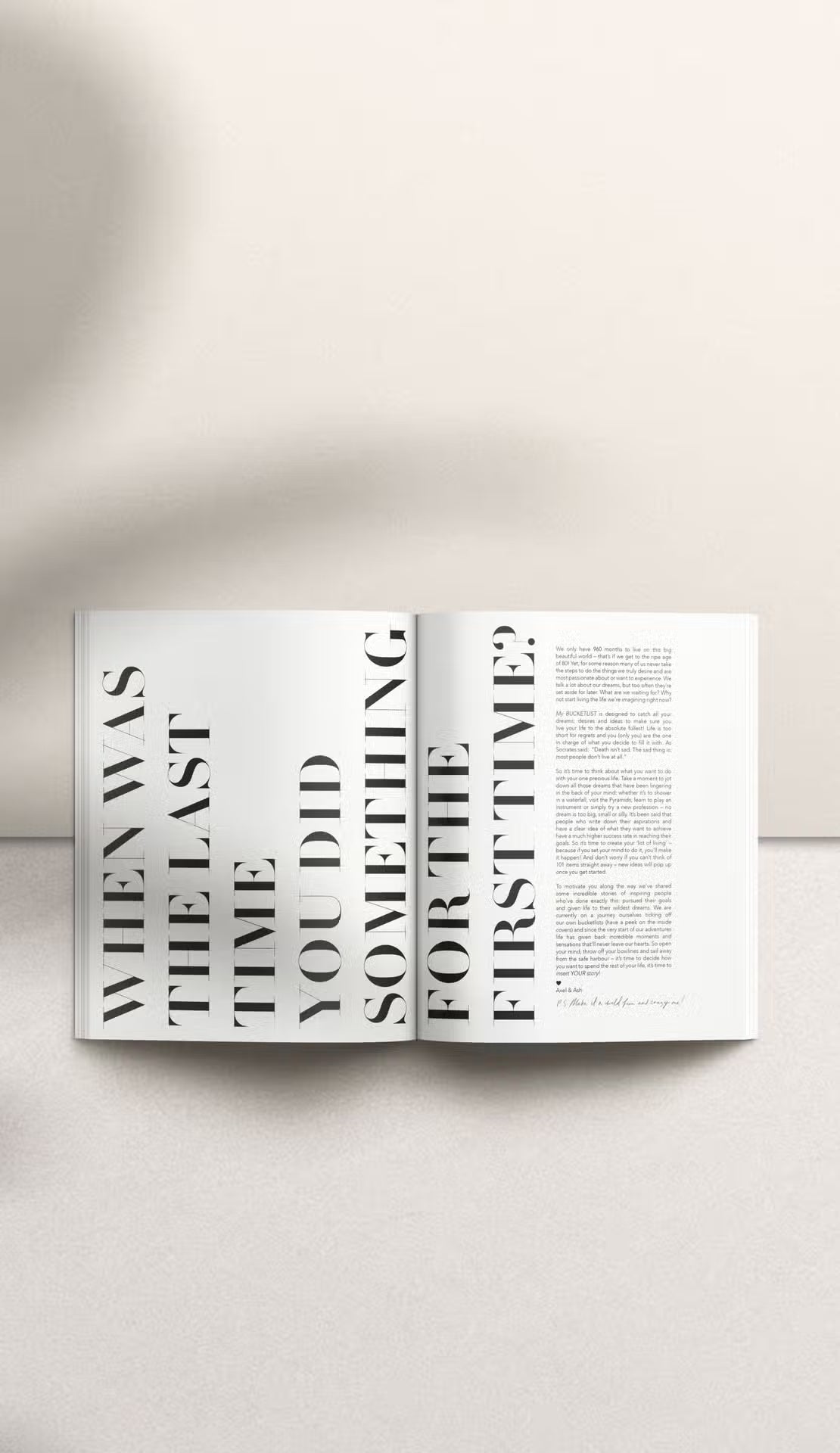 My Bucketlist – A Journal for Life’s Boldest Adventures | Personal journal | LOSHEN & CREM