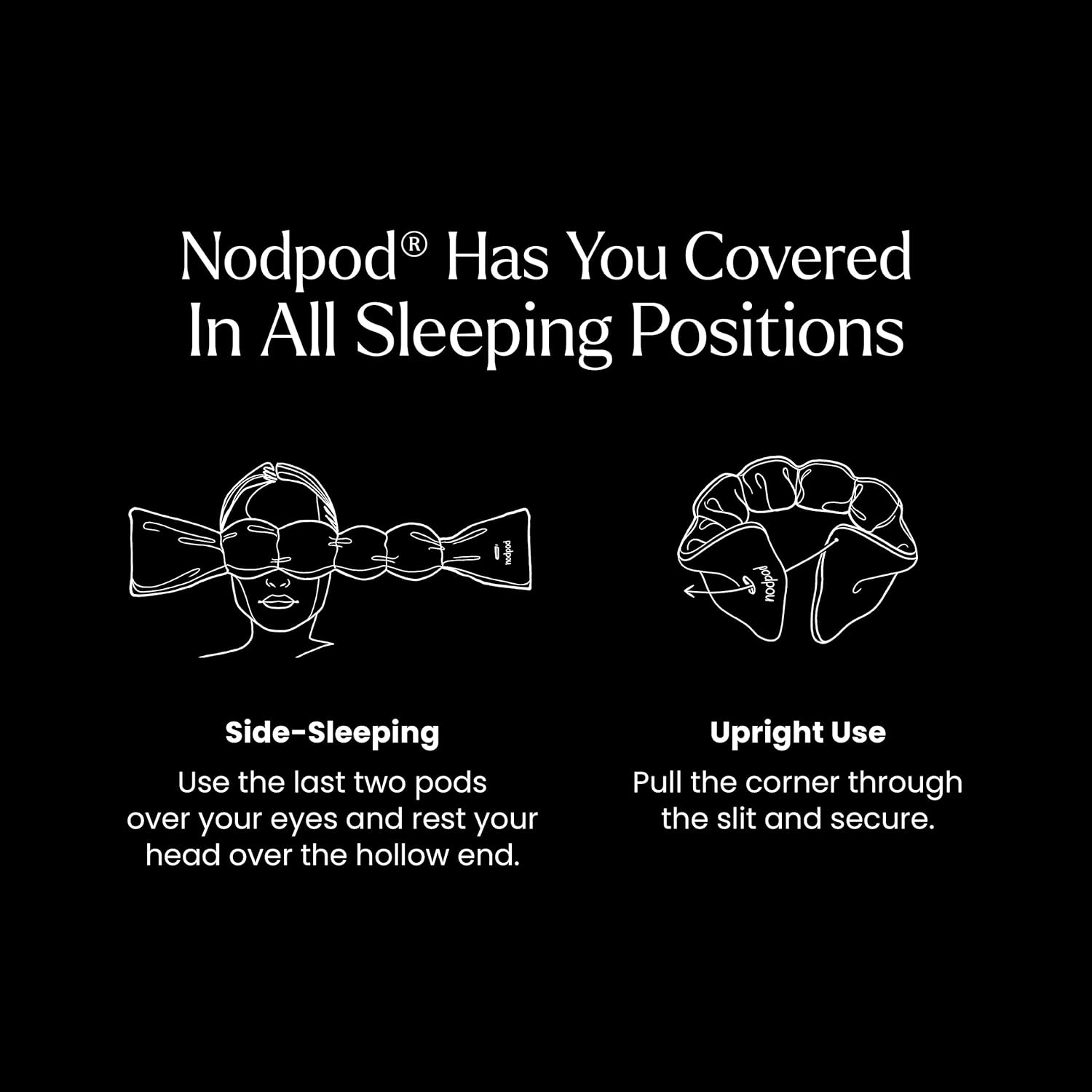 nodpod weighted sleep mask | Weighted eye mask | LOSHEN & CREM