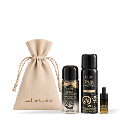 ORIBE Gold Lust Travel Trio & La Pochette | Gift with Purchase | LOSHEN & CREM