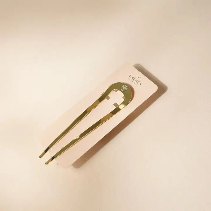 Gold Metal Pic Chignon | Accessories - French pin | LOSHEN & CREM