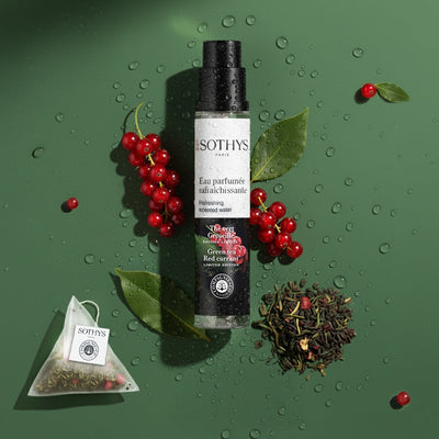 Refreshing scented water – green tea & red currant | Fragrance - Eau de toilette | LOSHEN & CREM