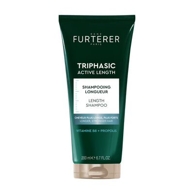 Shampoing allongeant triphasique