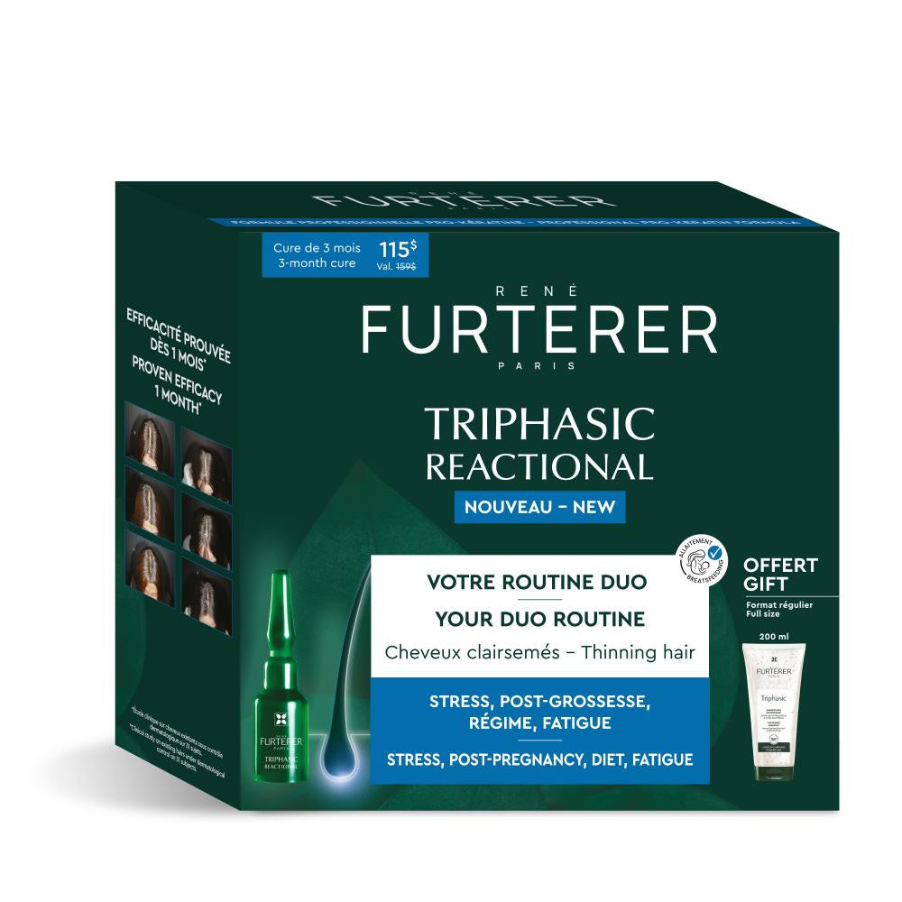 TRIPHASIC REACTIONAL PRO-DENSITY, ANTI-VOLUME LOSS RITUAL | Hair loss | LOSHEN & CREM