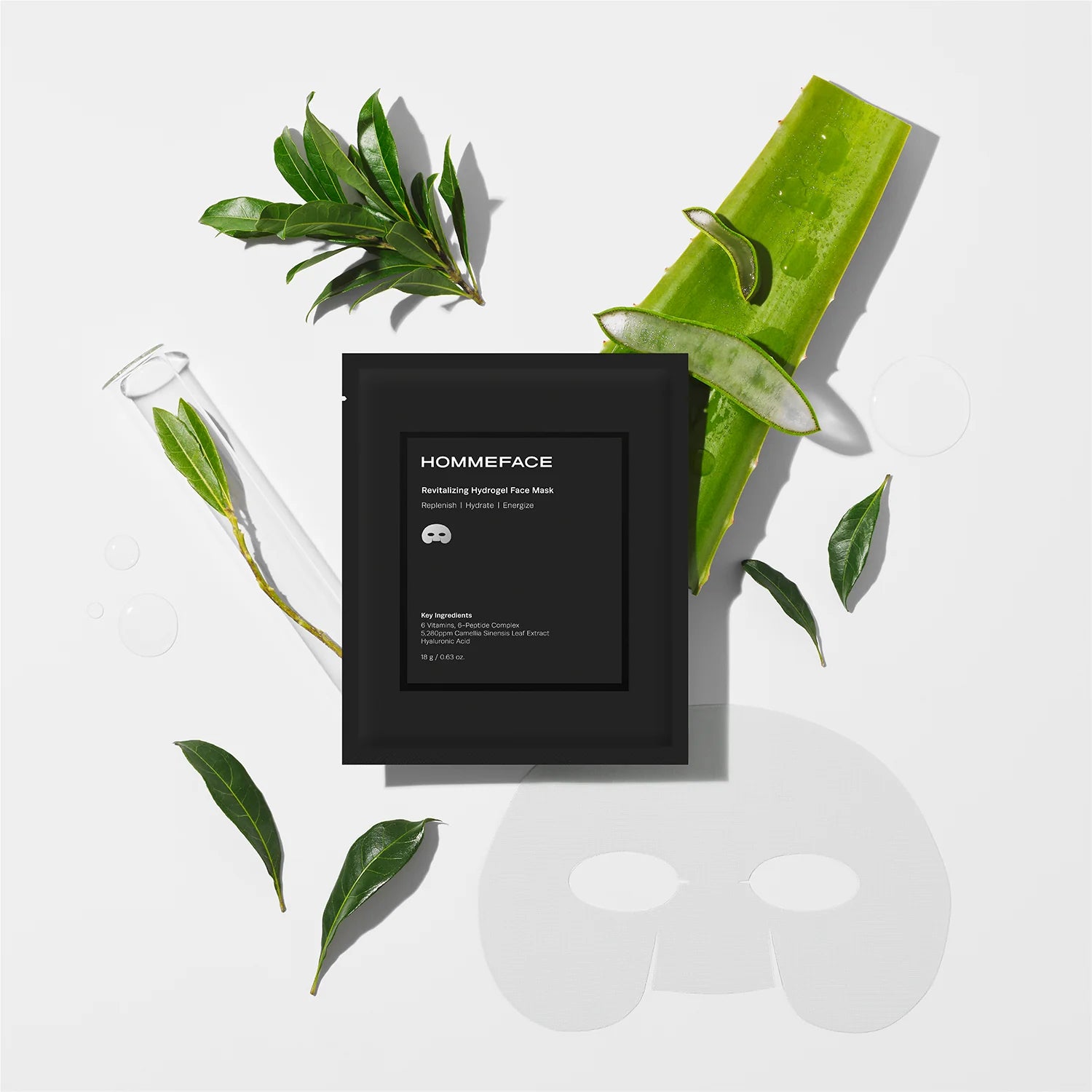 Revitalizing Hydrogel Face Mask