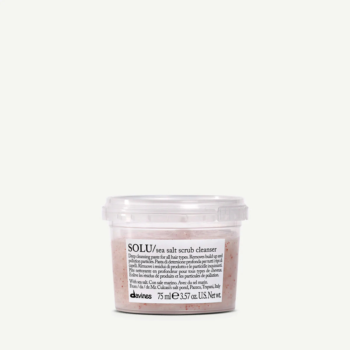 SOLU seat salt scrub cleanser | Hair exfoliant | LOSHEN & CREM