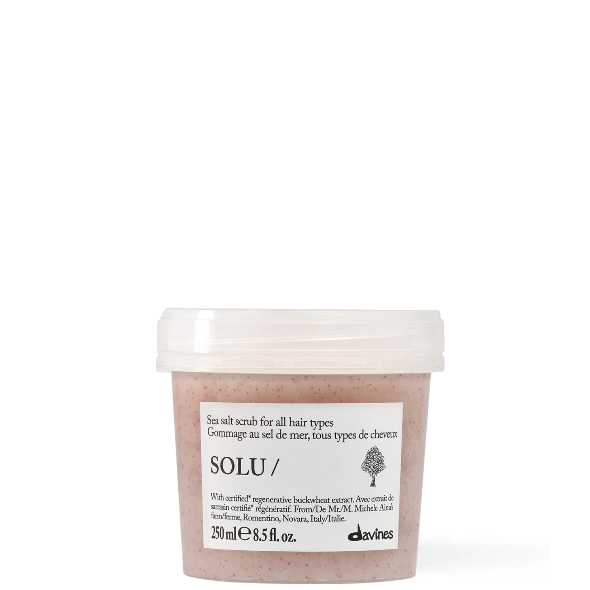 SOLU seat salt scrub cleanser