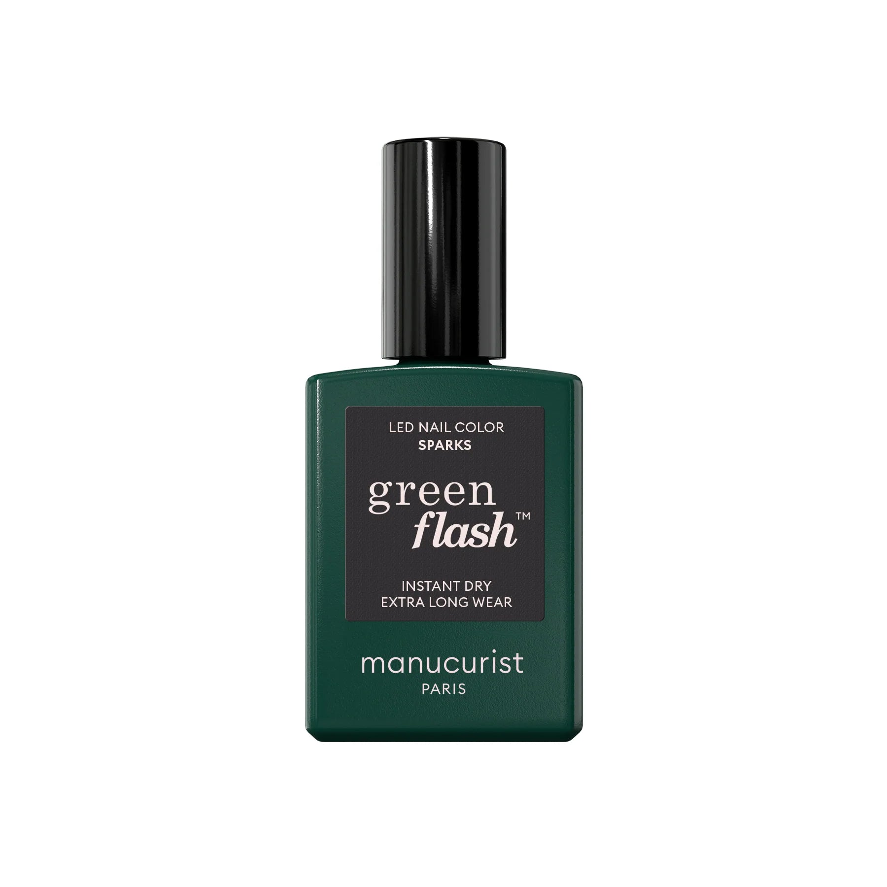 Semi-permanent LED Green Flash™ - Black | Gel nail polish | LOSHEN & CREM