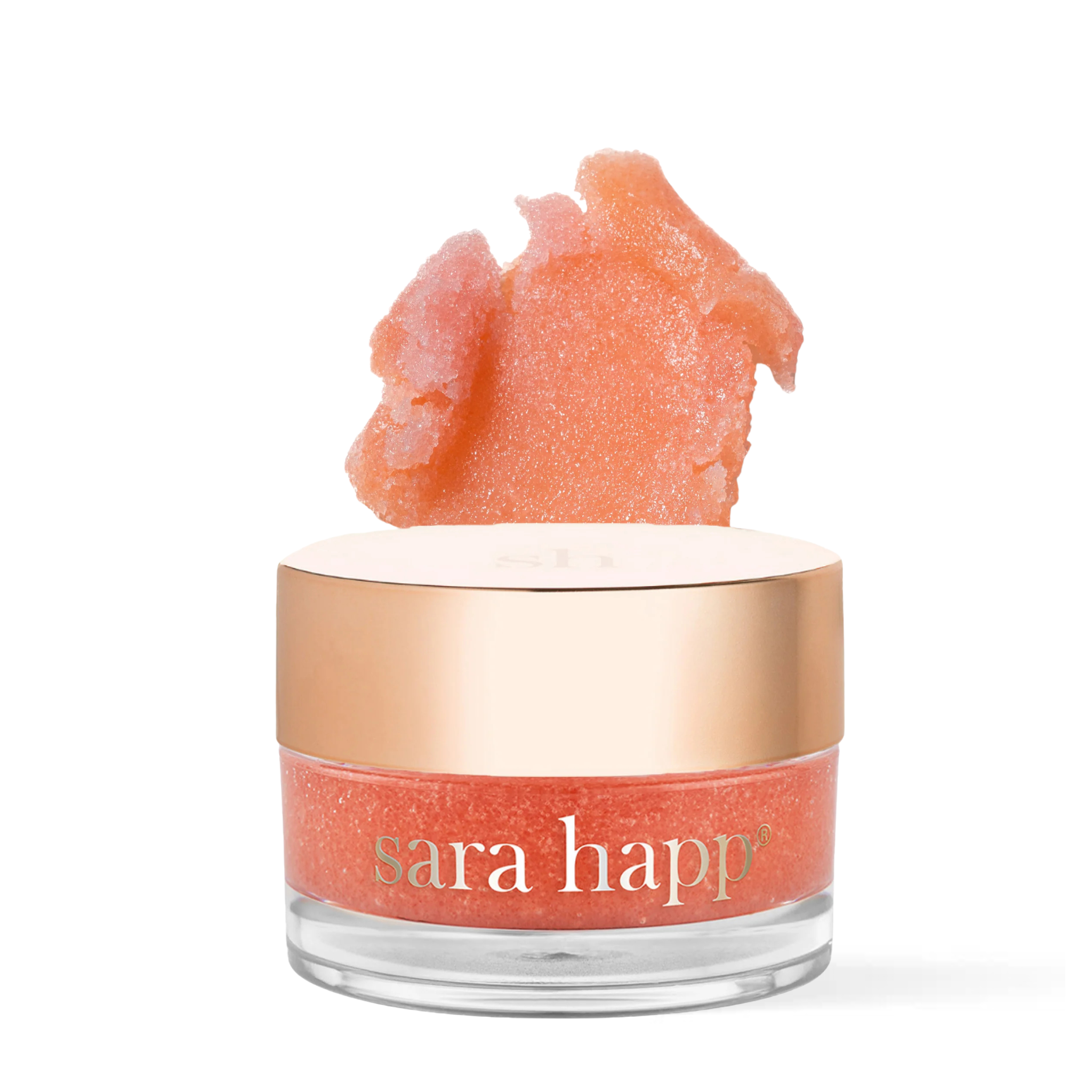 Sara Happ® sparkling peach lip scrub | Exfoliant - Lip | LOSHEN & CREM