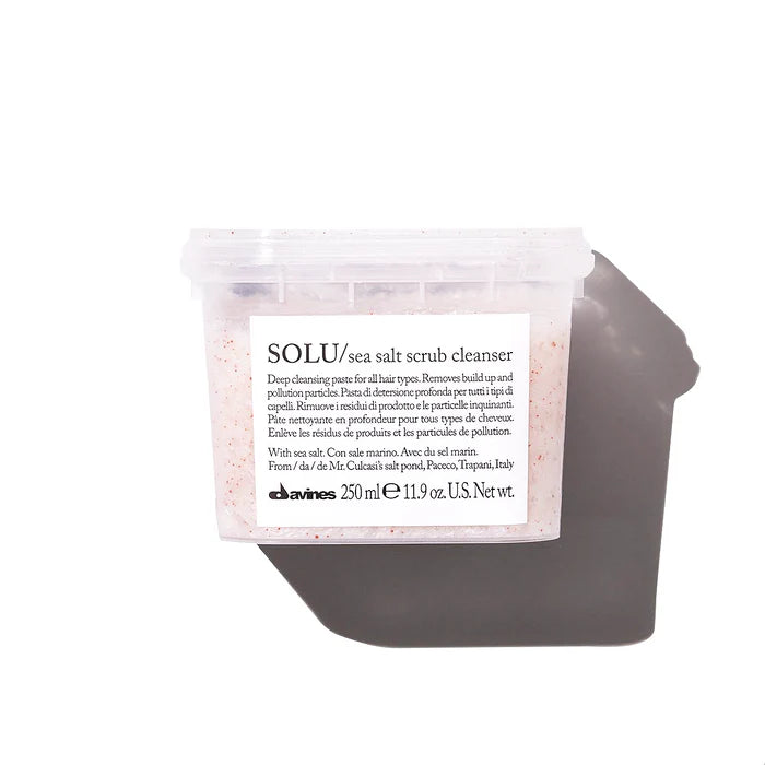 SOLU seat salt scrub cleanser | Hair exfoliant | LOSHEN & CREM