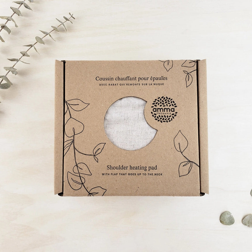 Amma Therapie Shoulder Heating Pad - Hemp & Organic Cotton