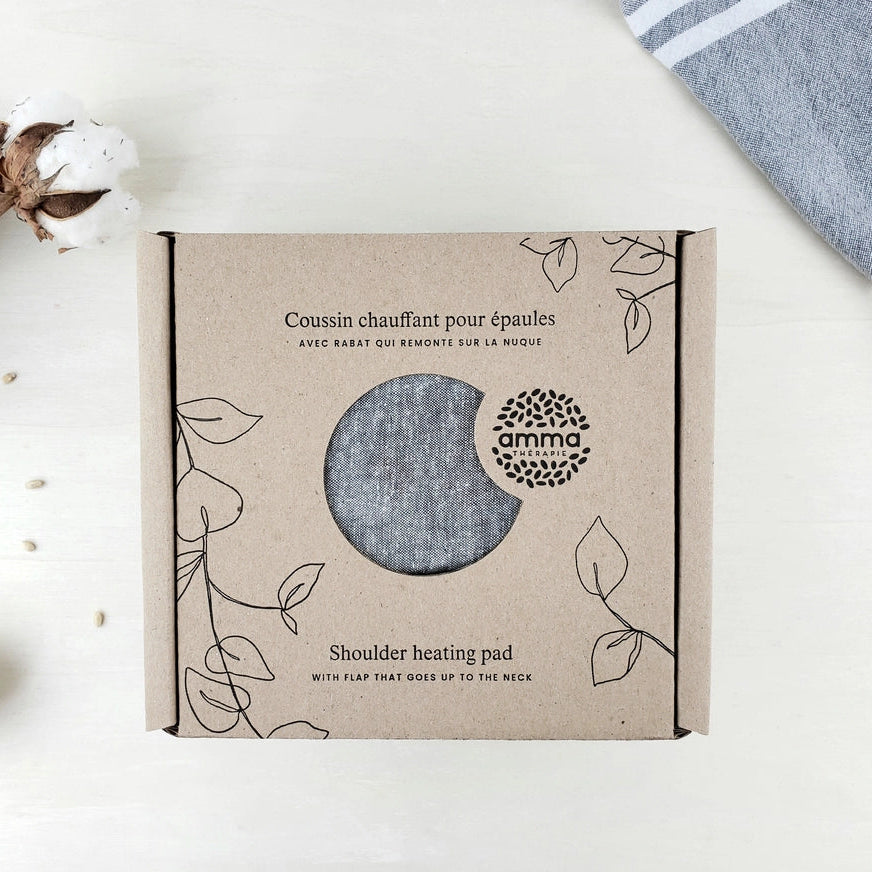 Amma Therapie Shoulder Heating Pad - Hemp & Organic Cotton