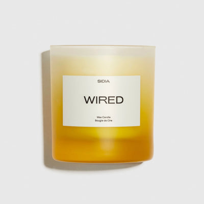 Sidia Wired candle – Tea Leaves, Eucalyptus, Tonka | Candle - Scented Soy | LOSHEN & CREM