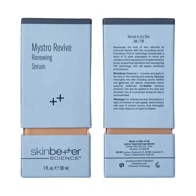 Skinbetter Science Mystro Revive Renewing Serum bottle