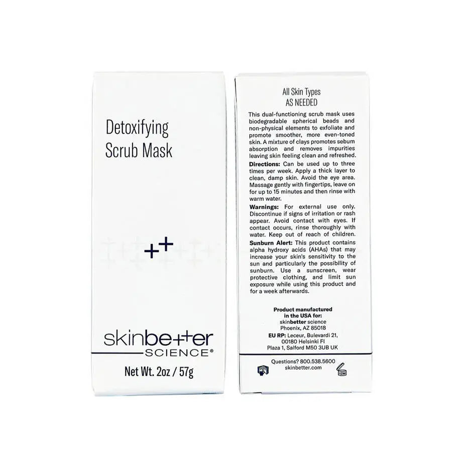 SkinBetter Science Detoxifying Scrub Mask | Mask - Sebum Regulating | LOSHEN & CREM