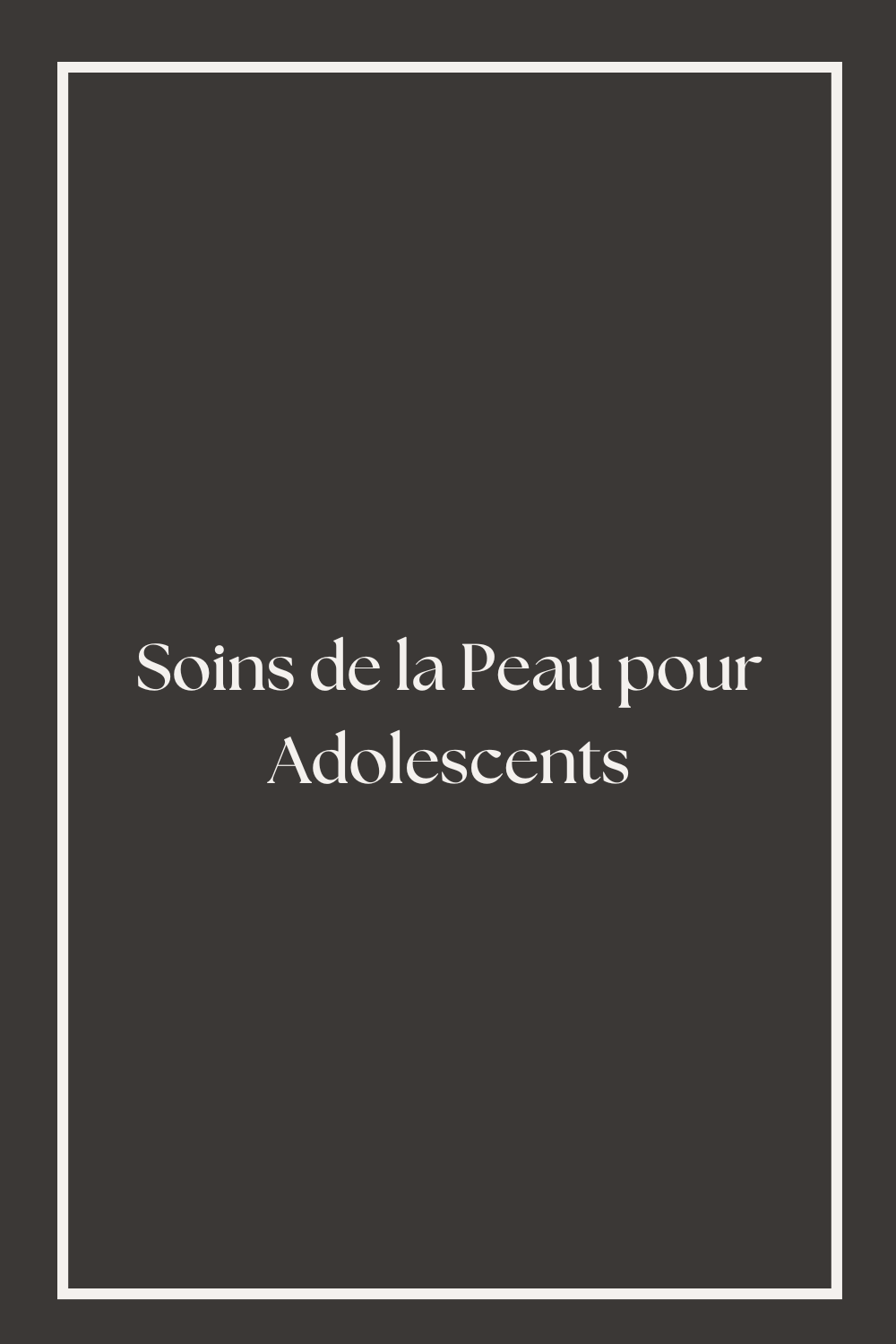 Soins de le peau pour adolescents Loshen & Crem