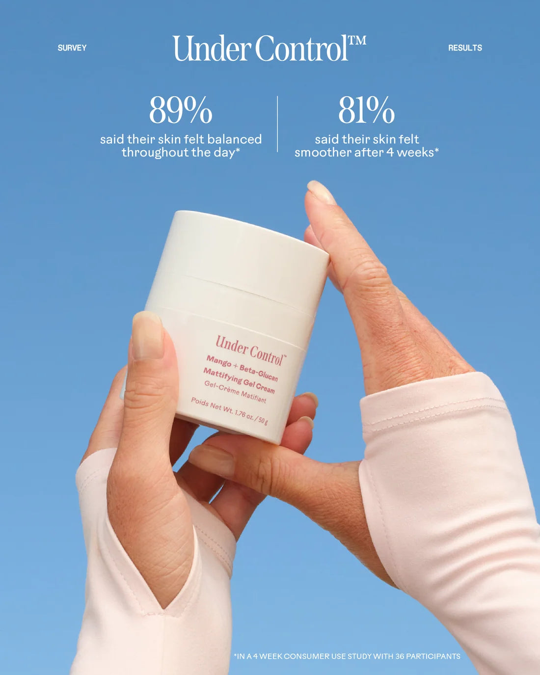 Under Control™ Mango + Beta-Glucan Mattifying Gel Cream