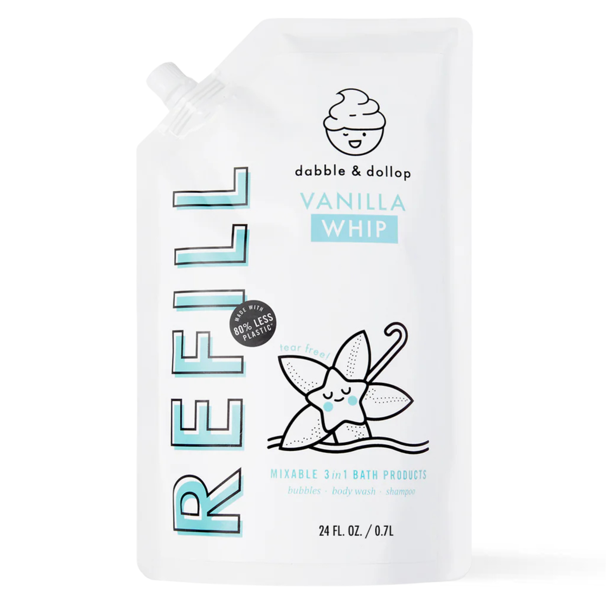 Vanilla Foaming Bubble Bath, Body Wash & Shampoo | Bath - Hair & body wash kids | LOSHEN & CREM