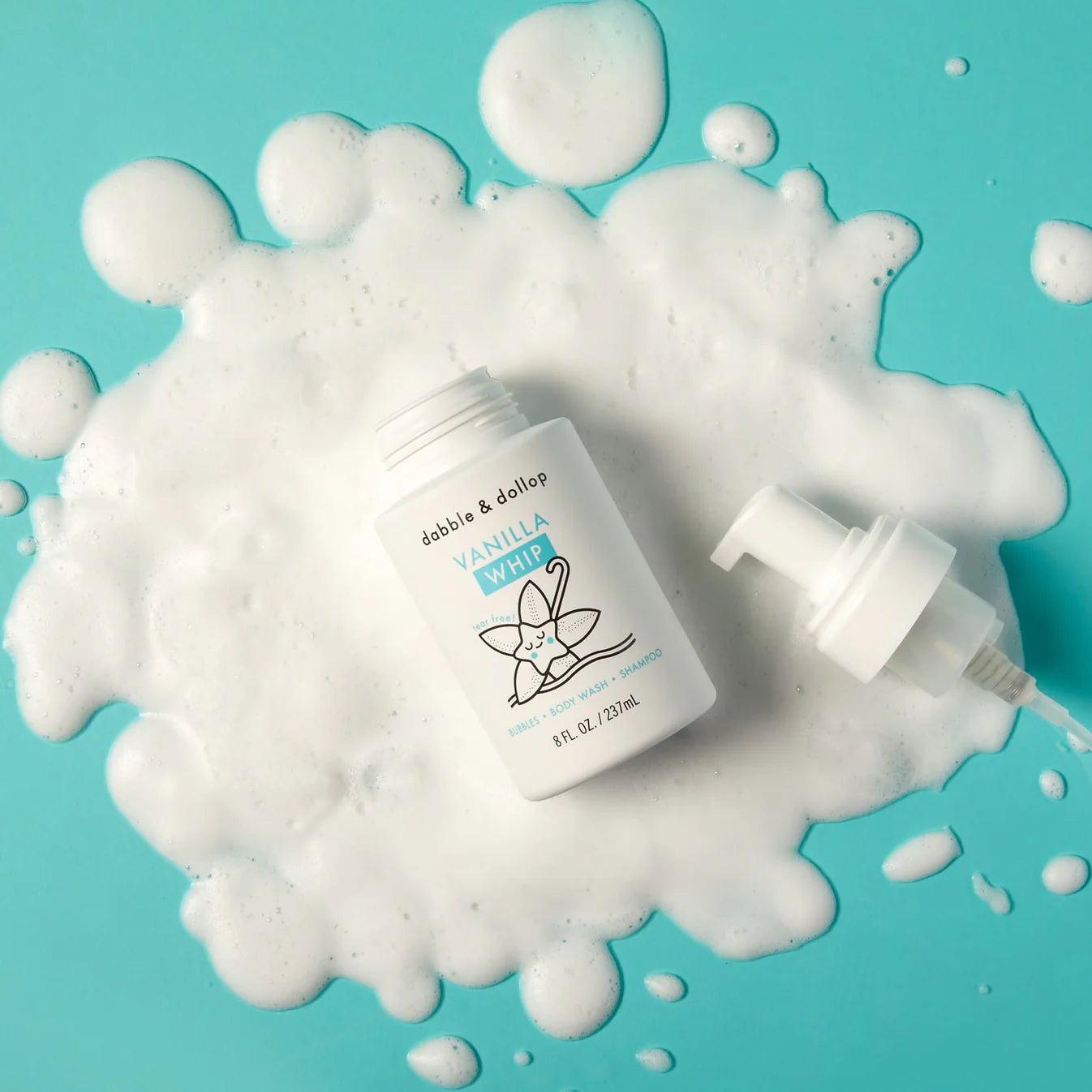 Vanilla Foaming Bubble Bath, Body Wash & Shampoo | Bath - Hair & body wash kids | LOSHEN & CREM