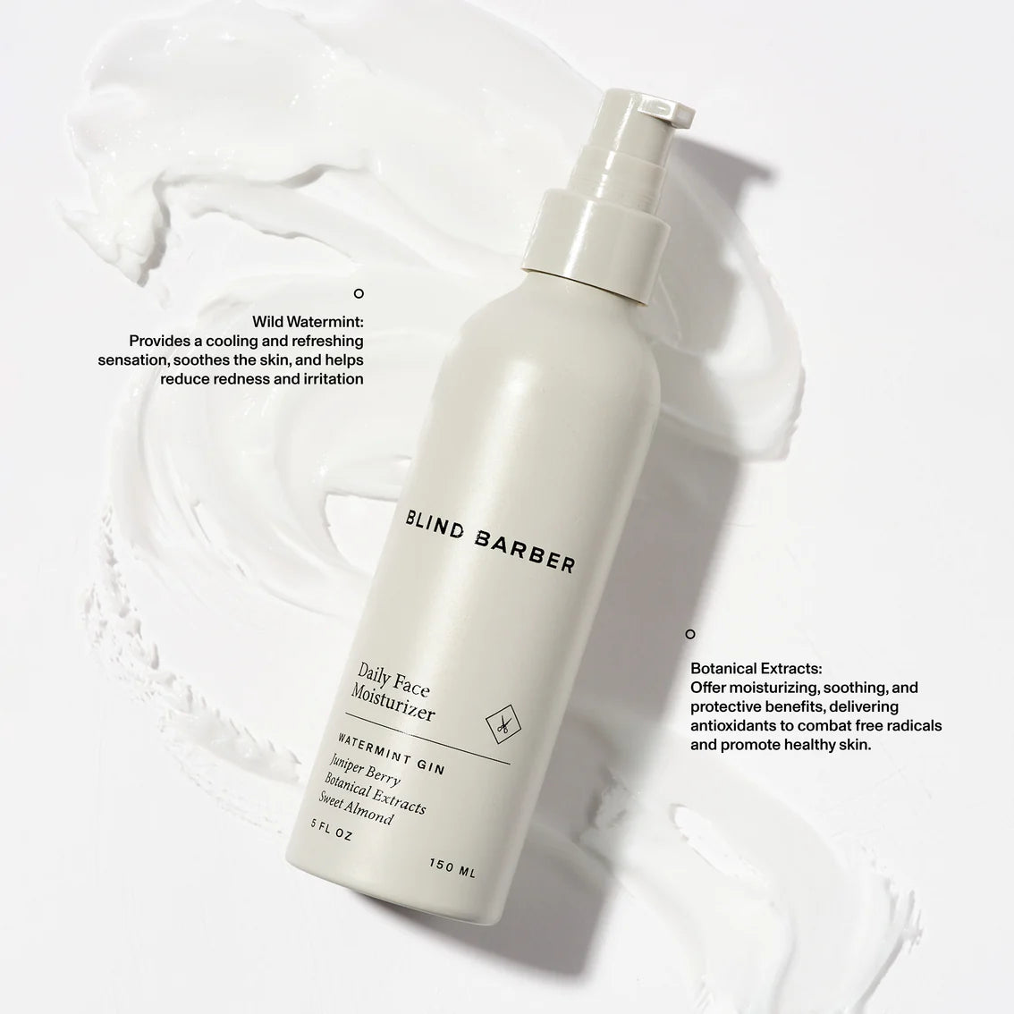 Blind Barber Daily Face Moisturizer bottle on a white background