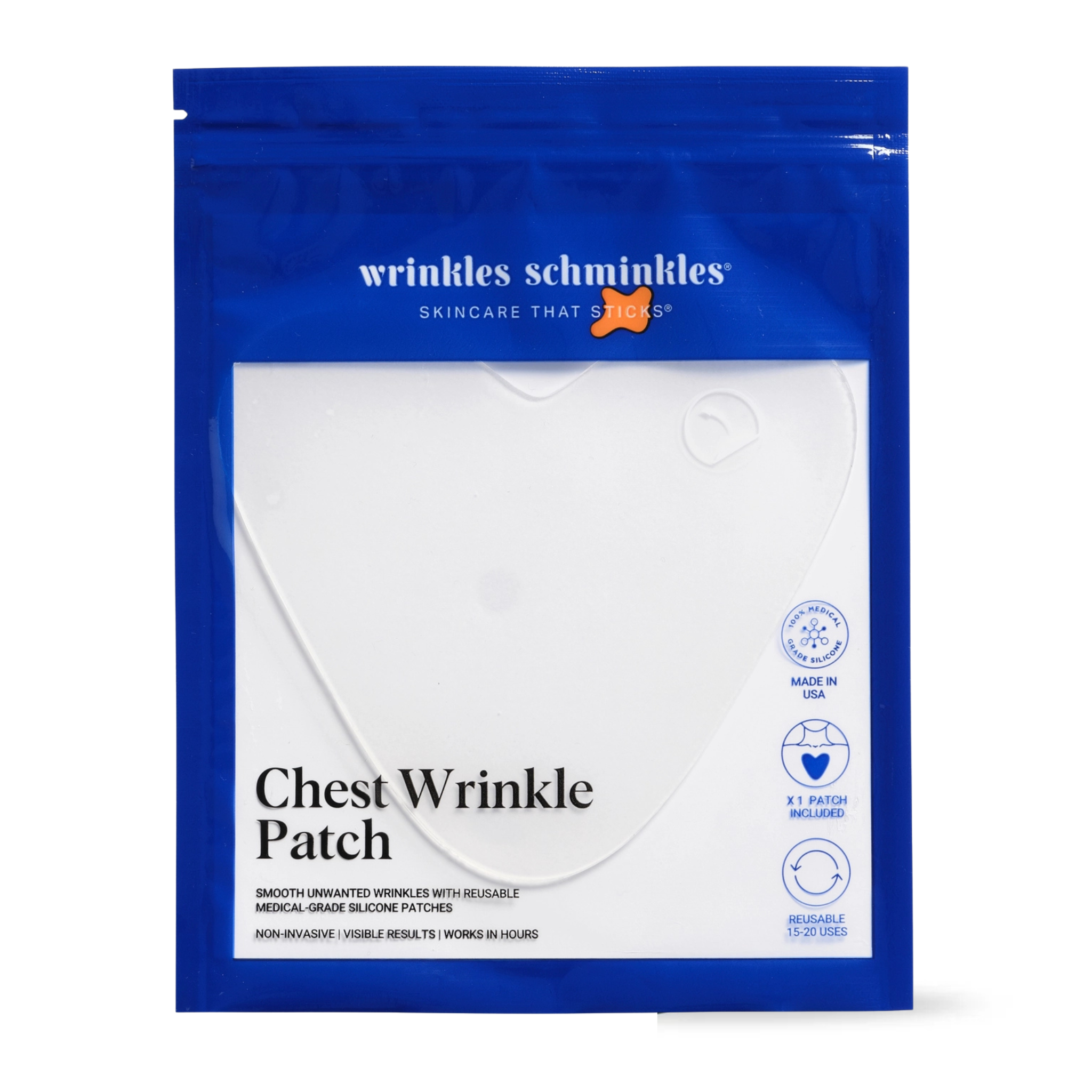 Wrinkles Schminkles - Chest wrinkle patch | Mask - Silicone reusable patch | LOSHEN & CREM