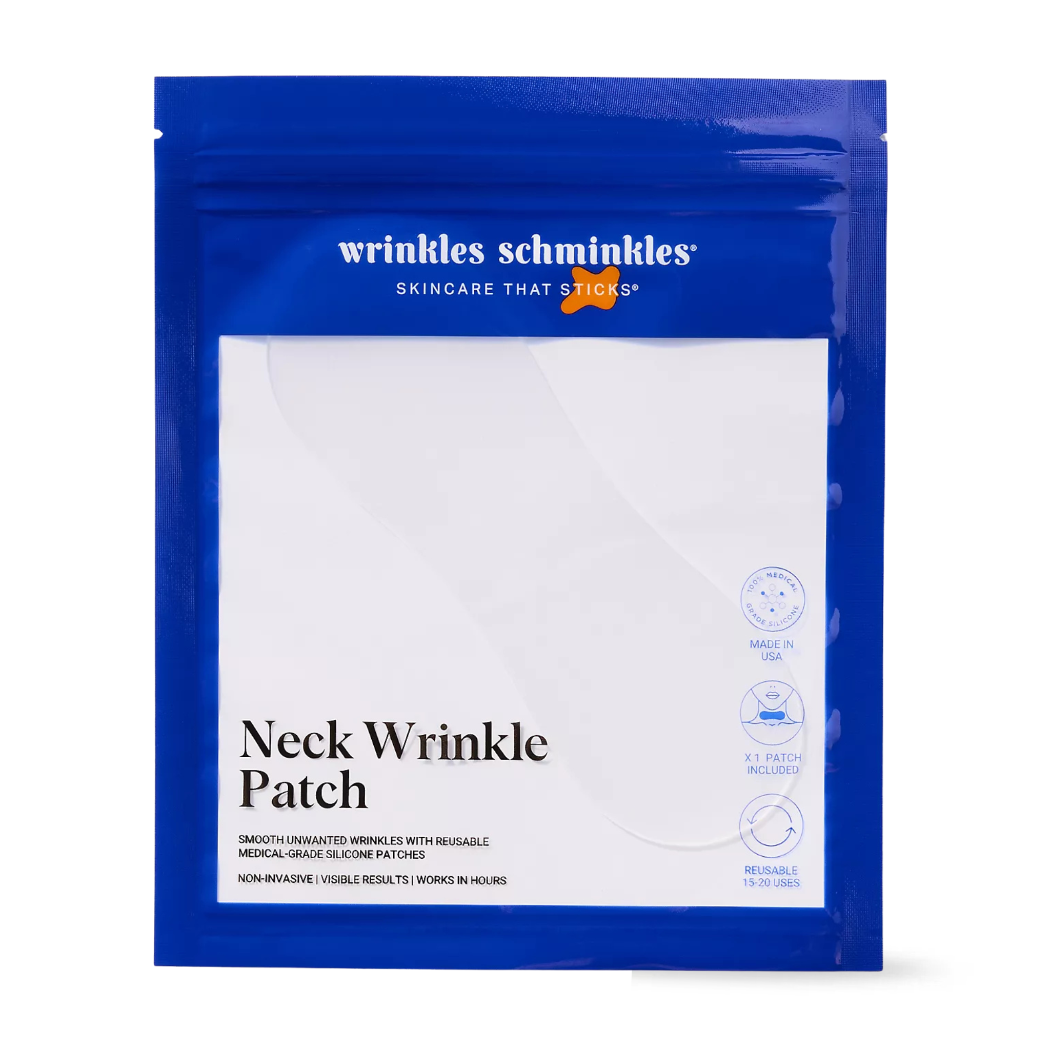 Wrinkles Schminkles - Neck wrinkle patch | Mask - Silicone reusable patch | LOSHEN & CREM