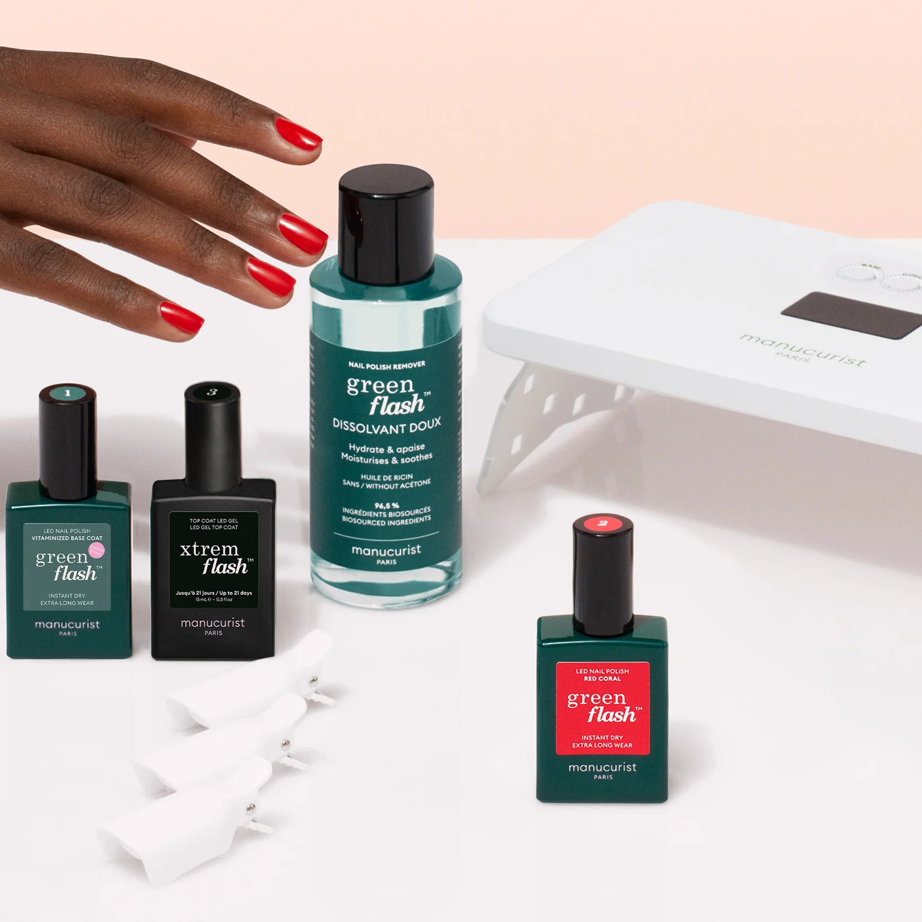 Xtrem Flash™ Routine Kit - Hortencia & Poppy Red | Sets - Nail care | LOSHEN & CREM