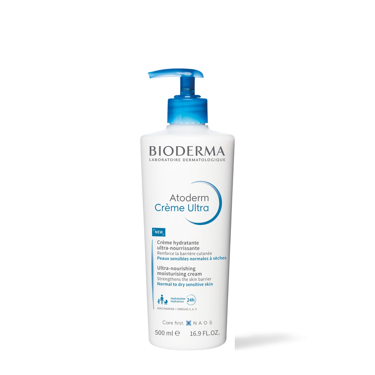 Bioderma Atoderm Crème Ultra, flacon pompe de 500 ml