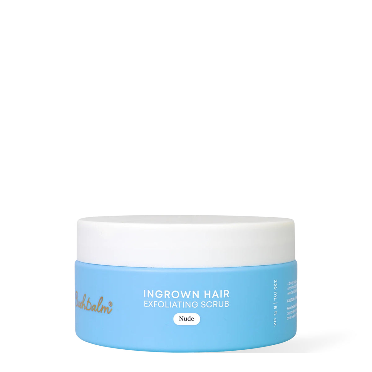 Pot de 236 ml du Bushbalm Ingrown Hair Exfoliating Scrub Nude
