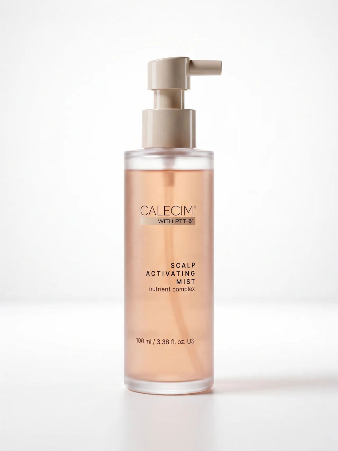 Calecim Professional Scalp Activating Mist 100 ml spray bottle in soft studio light
