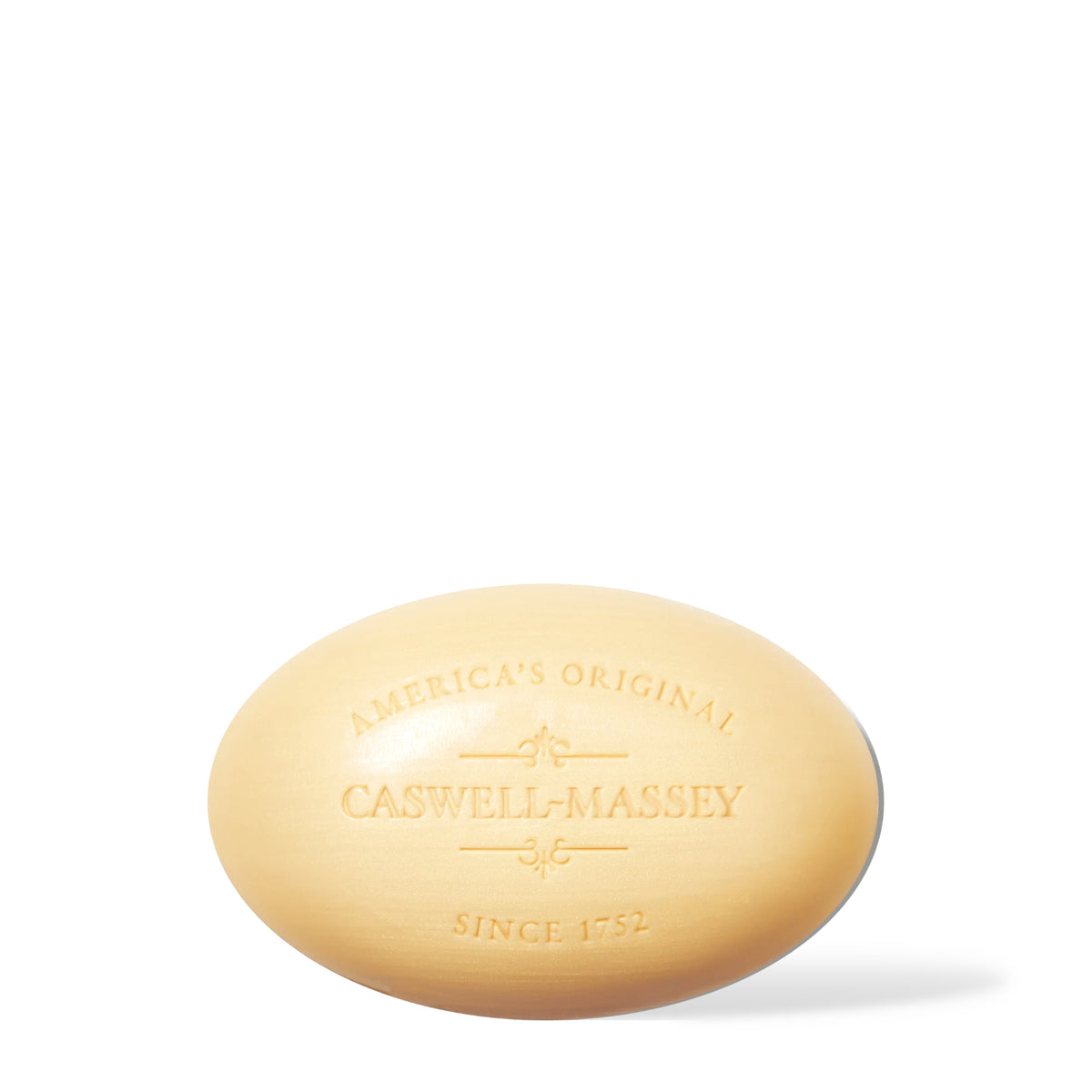 Caswell-Massey 2571 Bar Soap, single pale gold oval bar