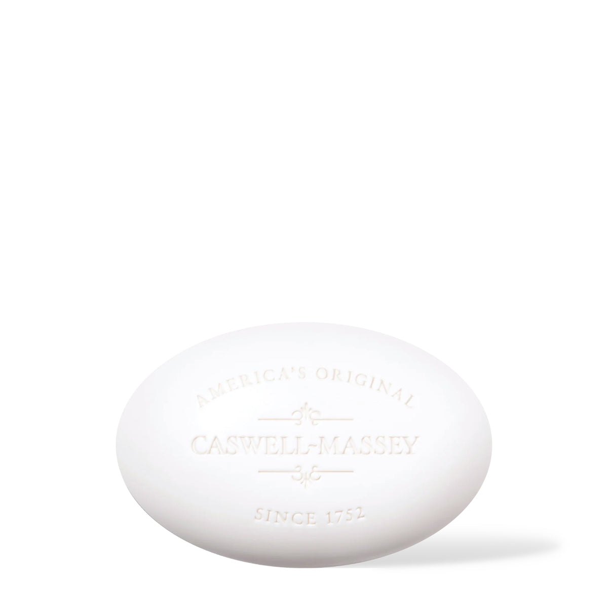 Caswell-Massey Almond Bar Soap, single white oval bar