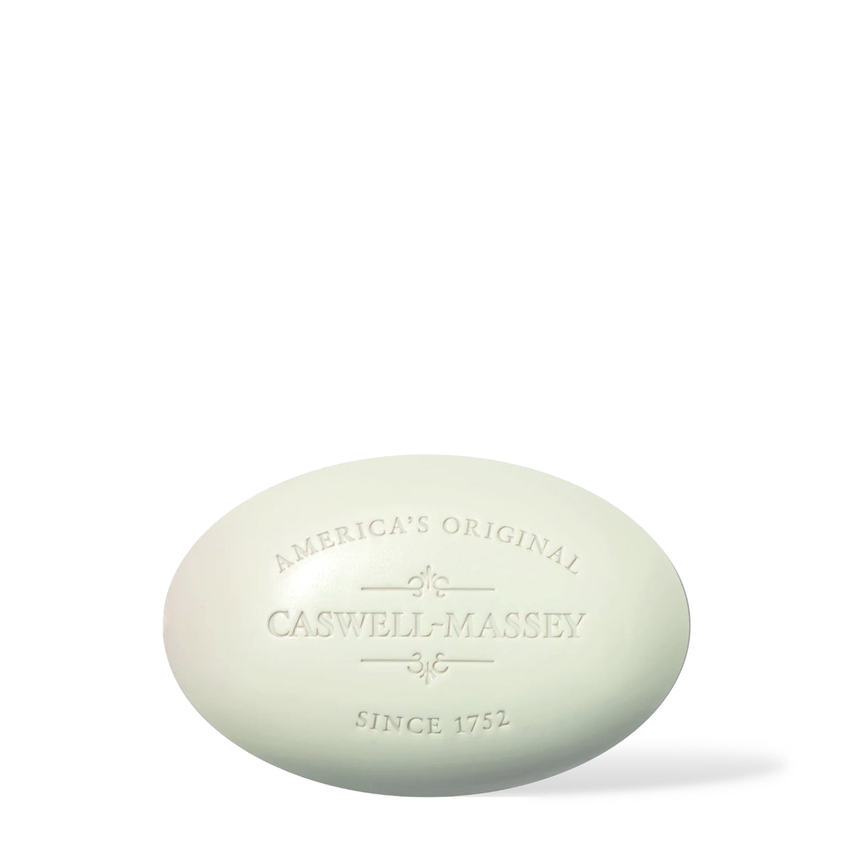 Caswell-Massey Jockey Club Bar Soap, single pale green oval bar