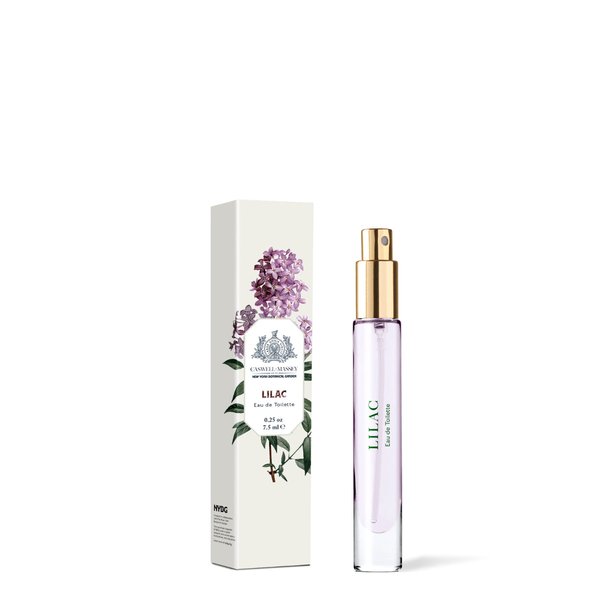 Eau de toilette Lilac Caswell-Massey, vaporisateur de voyage de 7,5 ml