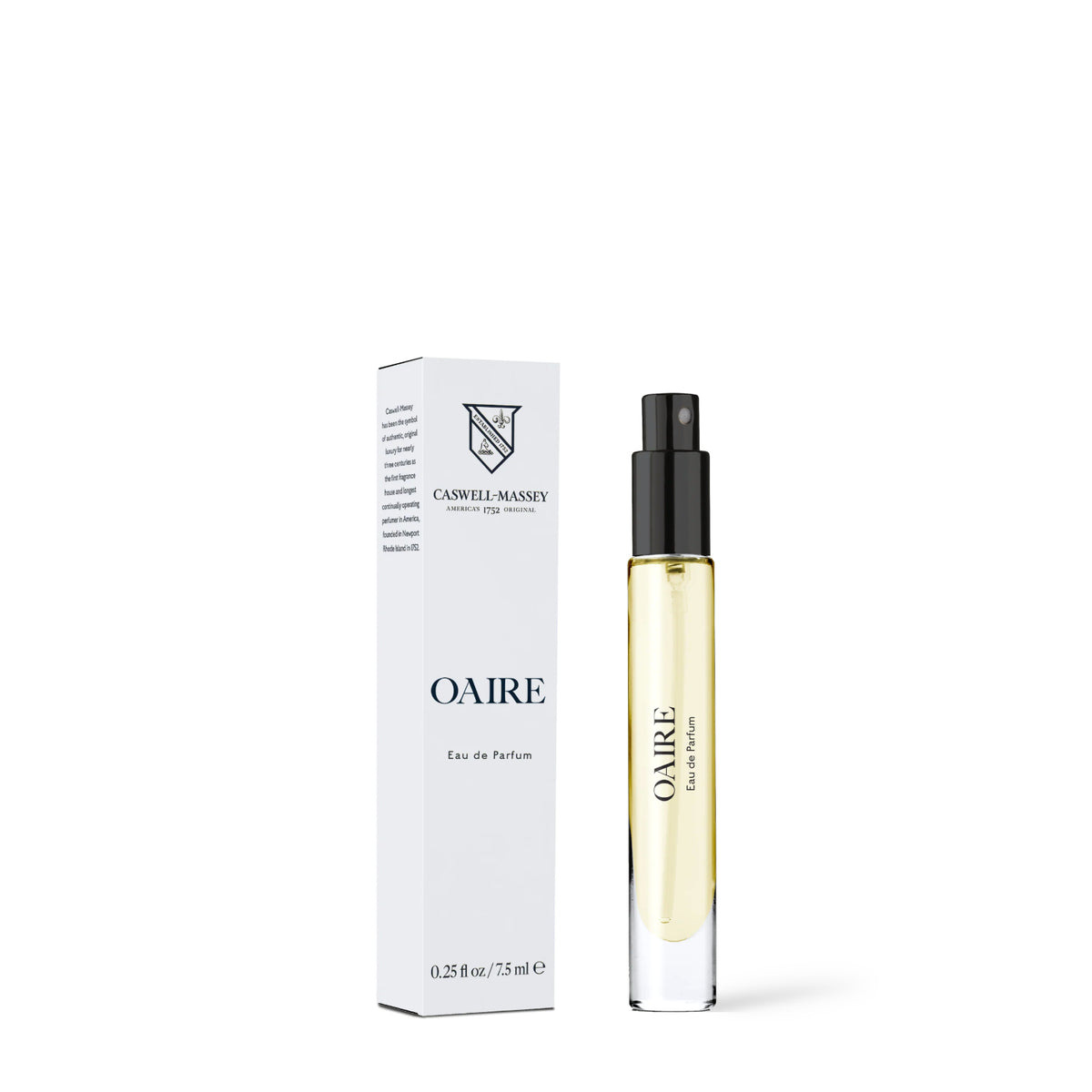 Caswell-Massey OAIRE Eau de Parfum, 7.5 ml travel spray with black cap