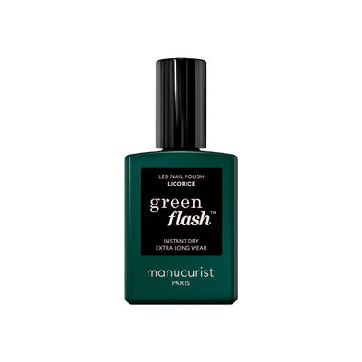 Semi-permanent LED Green Flash™ - Black | Gel nail polish | LOSHEN & CREM