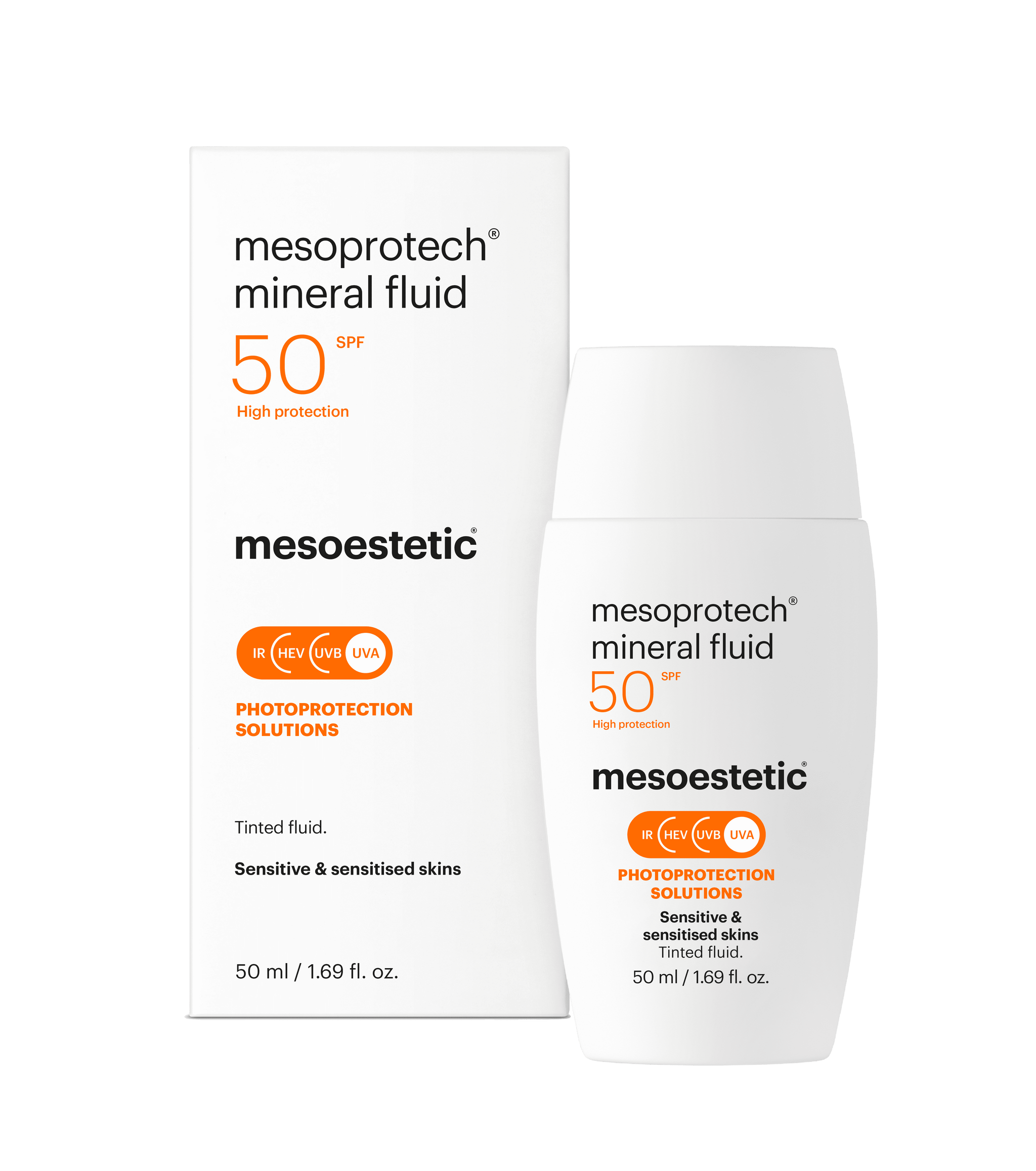 mesoestetic® mesoprotech Mineral Fluid 50+ | Loshen & Crem