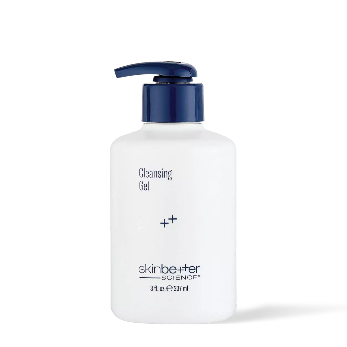 Skinbetter Science Cleansing Gel 237 ml pump bottle, front view on a white background