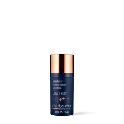 Skinbetter Science InterFuse Intensive Treatment LINES 15 ml bottle, front view on a white background