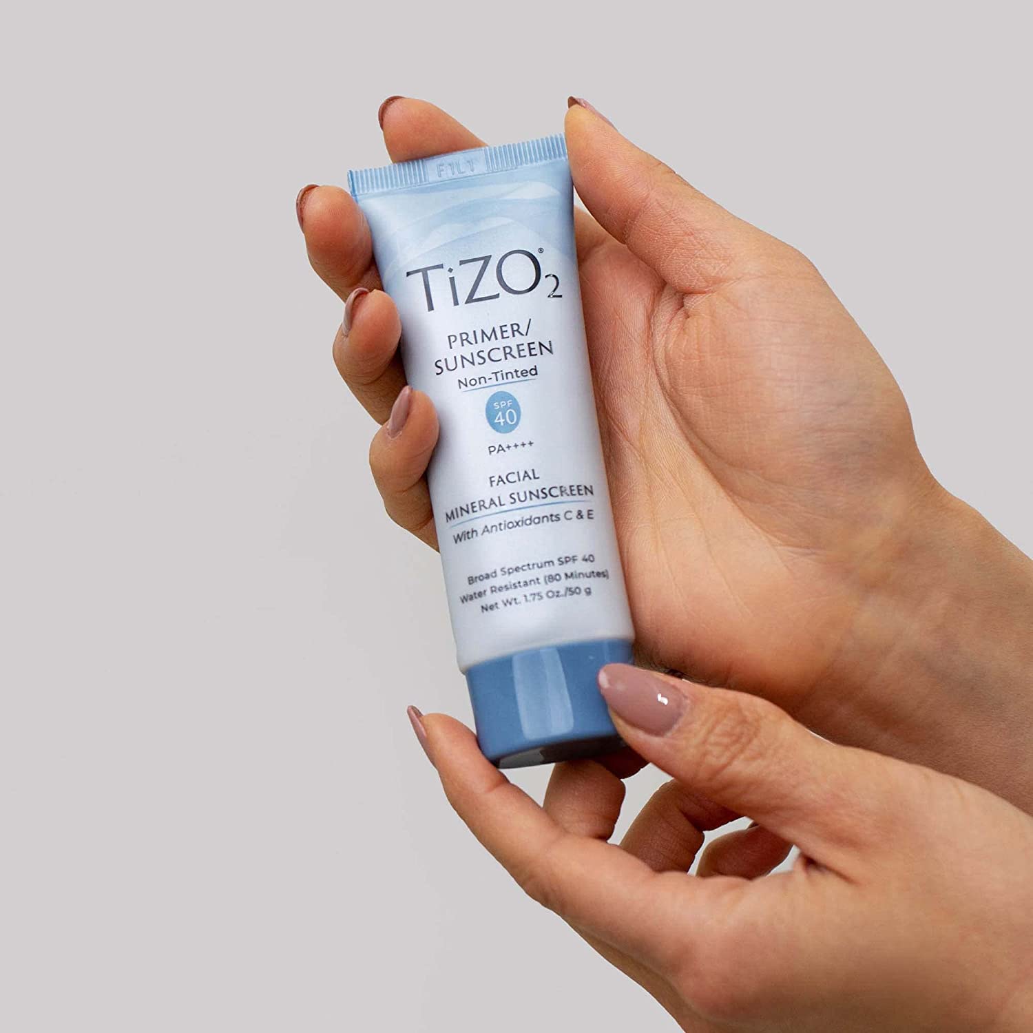 TIZO2 FACIAL PRIMER NON-TINTED SUNSCREEN SPF 40 | Mineral sun protection | LOSHEN & CREM