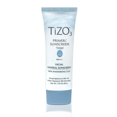 TIZO3 FACIAL PRIMER TINTED SUNSCREEN SPF 40 | Mineral sun protection | LOSHEN & CREM