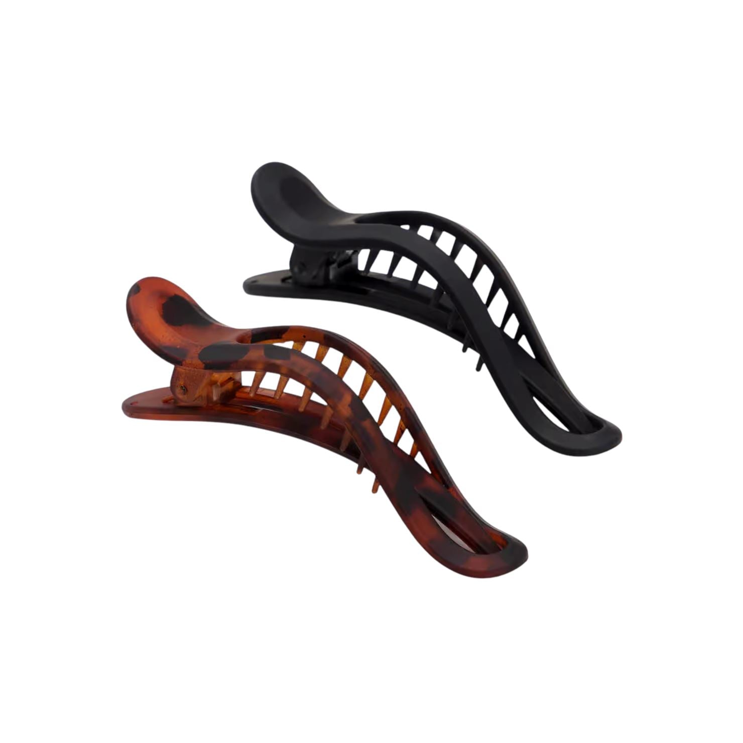 FLAT LAY CLAW CLIP CURVED KITSCH LOSHEN & CREM