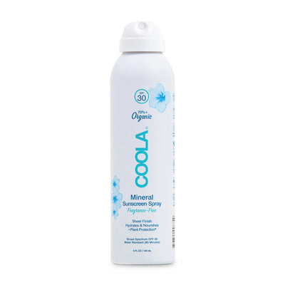 COOLA Mineral Body SPF 30 Sunscreen Spray | SPF - Mineral 30+ | LOSHEN & CREM