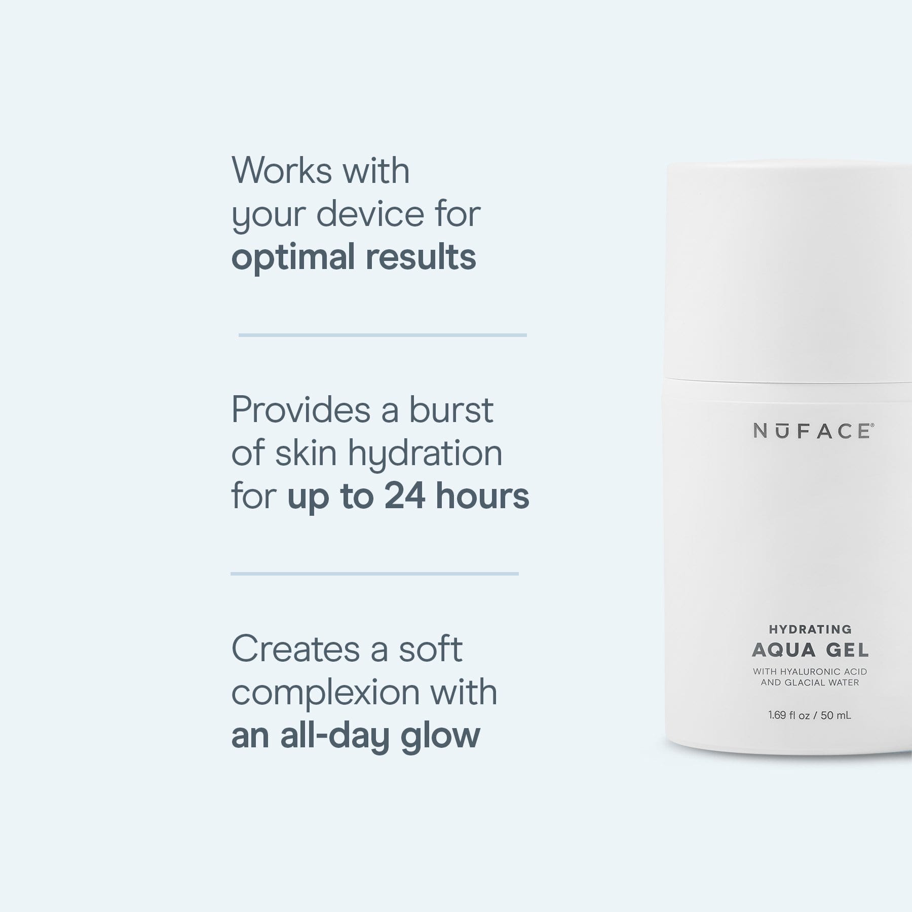 NuFACE® Hydrating Aqua Gel | Microcurrent care | LOSHEN & CREM