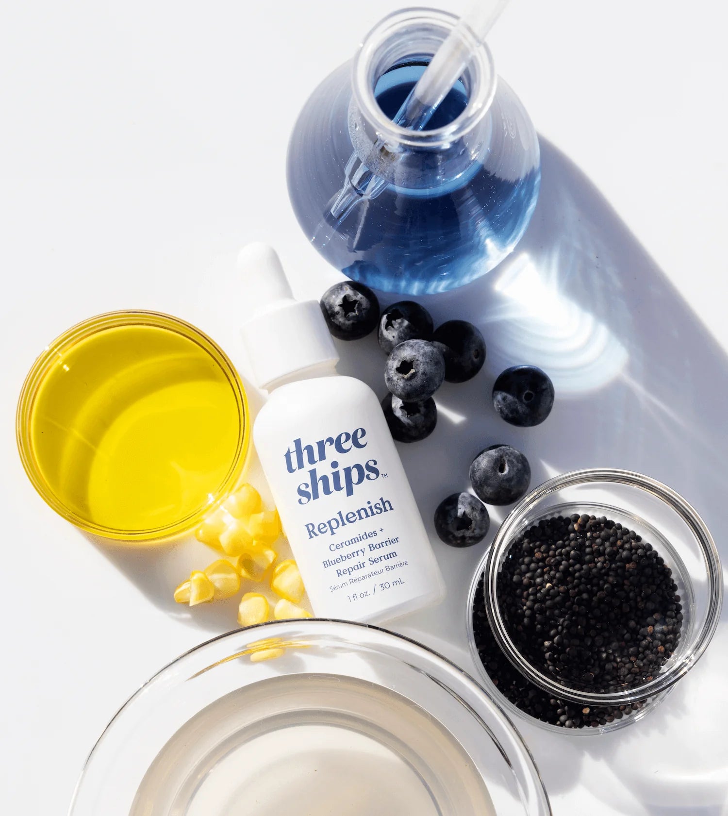 Replenish Ceramides + Blueberry Barrier Repair Serum | Soothing serum | LOSHEN & CREM