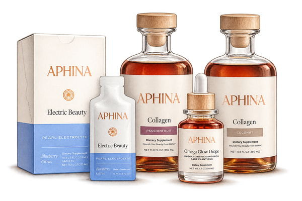 Watercolor illustration of the Aphina collection